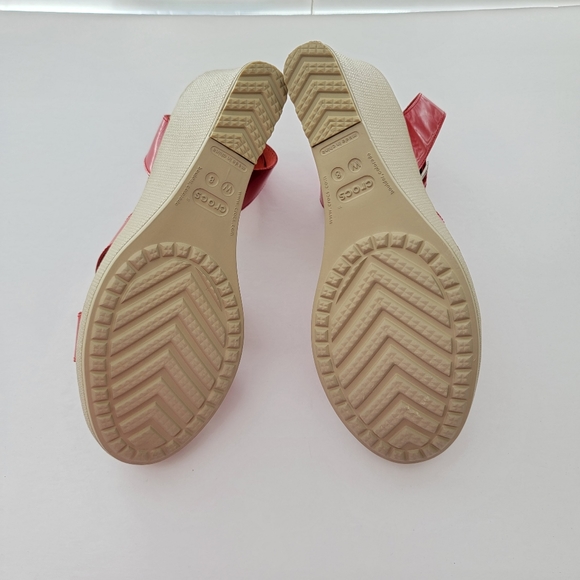 Crocs Rio Red heel Wedges - Picture 4 of 5